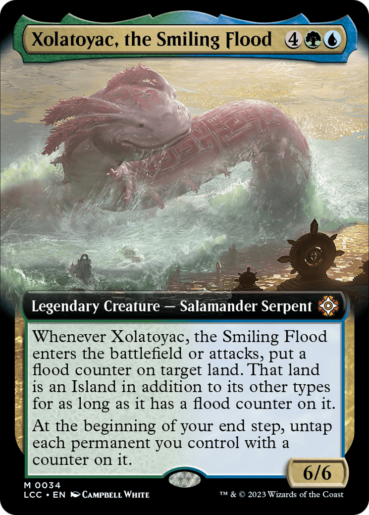 Xolatoyac, the Smiling Flood (Extended Art) [The Lost Caverns of Ixalan Commander] | Webway Games