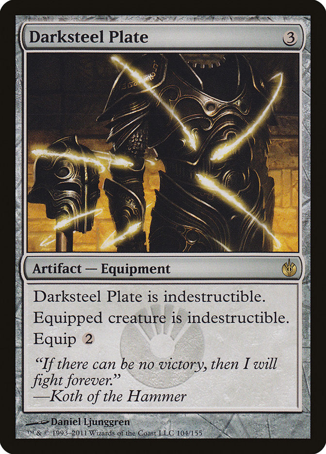 Darksteel Plate [Mirrodin Besieged] | Webway Games