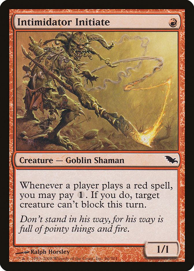 Intimidator Initiate [Shadowmoor] | Webway Games