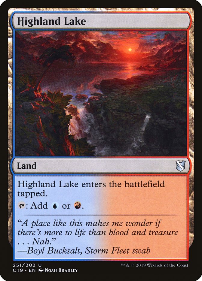 Highland Lake [Commander 2019] | Webway Games
