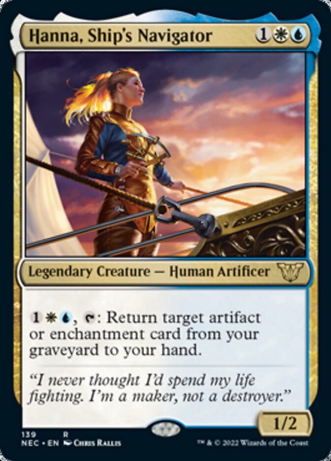 Hanna, Ship's Navigator [Kamigawa: Neon Dynasty Commander] | Webway Games