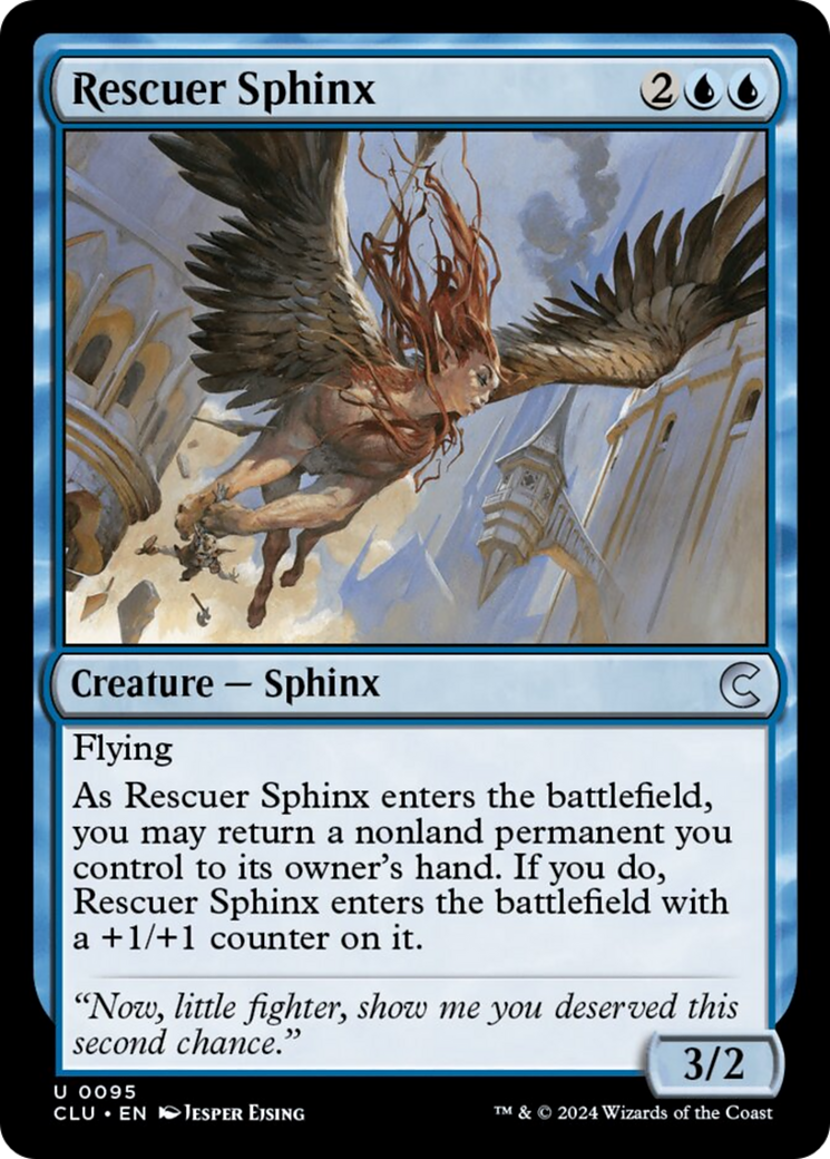 Rescuer Sphinx [Ravnica: Clue Edition] | Webway Games