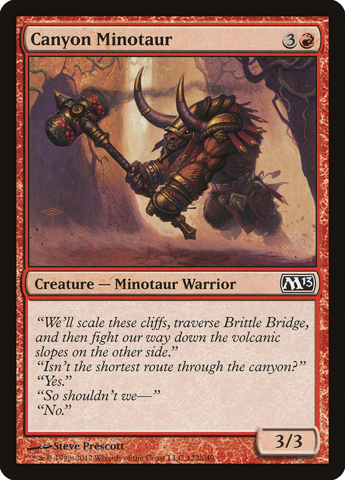 Canyon Minotaur [Magic 2013] | Webway Games