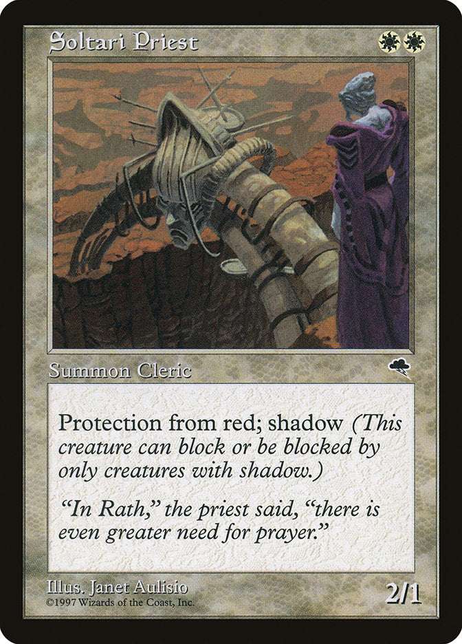 Soltari Priest [Tempest] | Webway Games