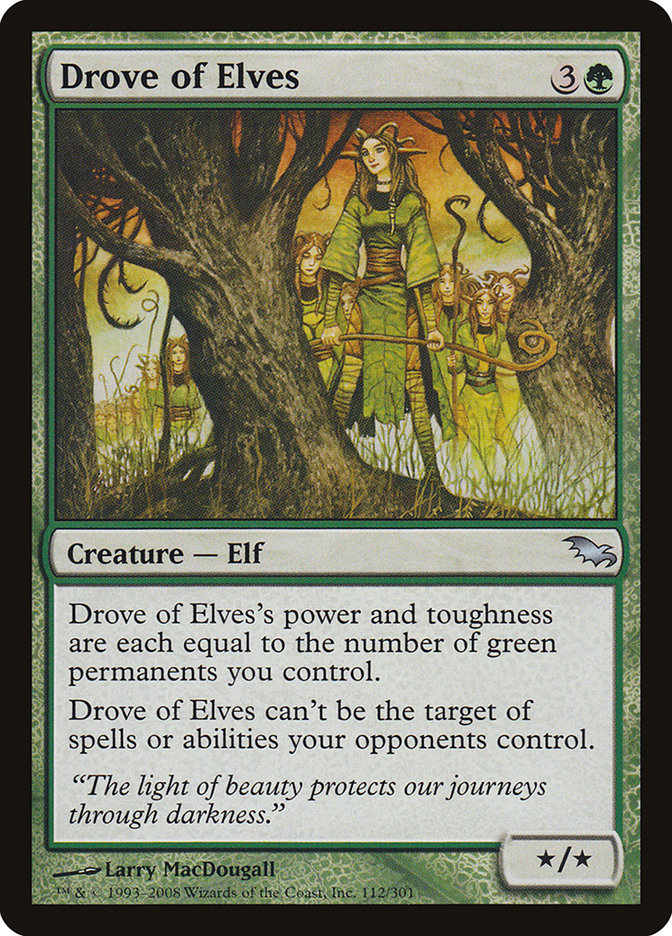 Drove of Elves [Shadowmoor] | Webway Games