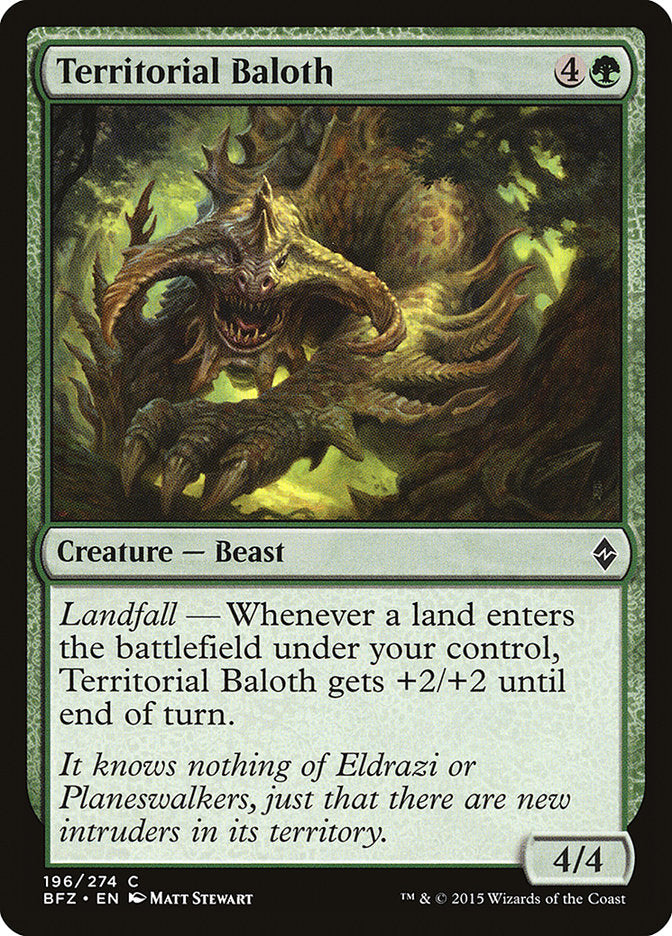 Territorial Baloth [Battle for Zendikar] | Webway Games