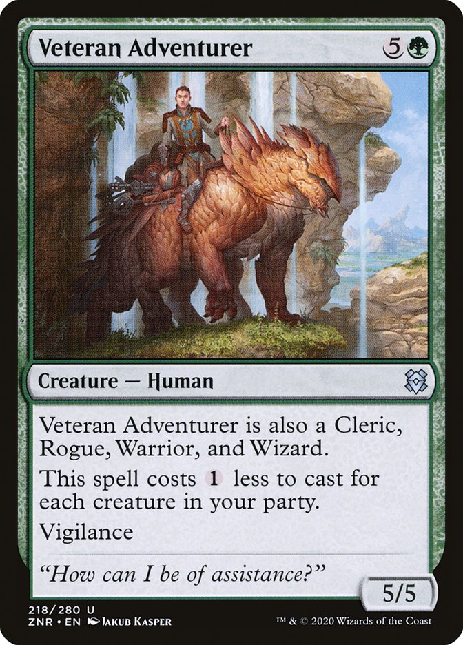 Veteran Adventurer [Zendikar Rising] | Webway Games