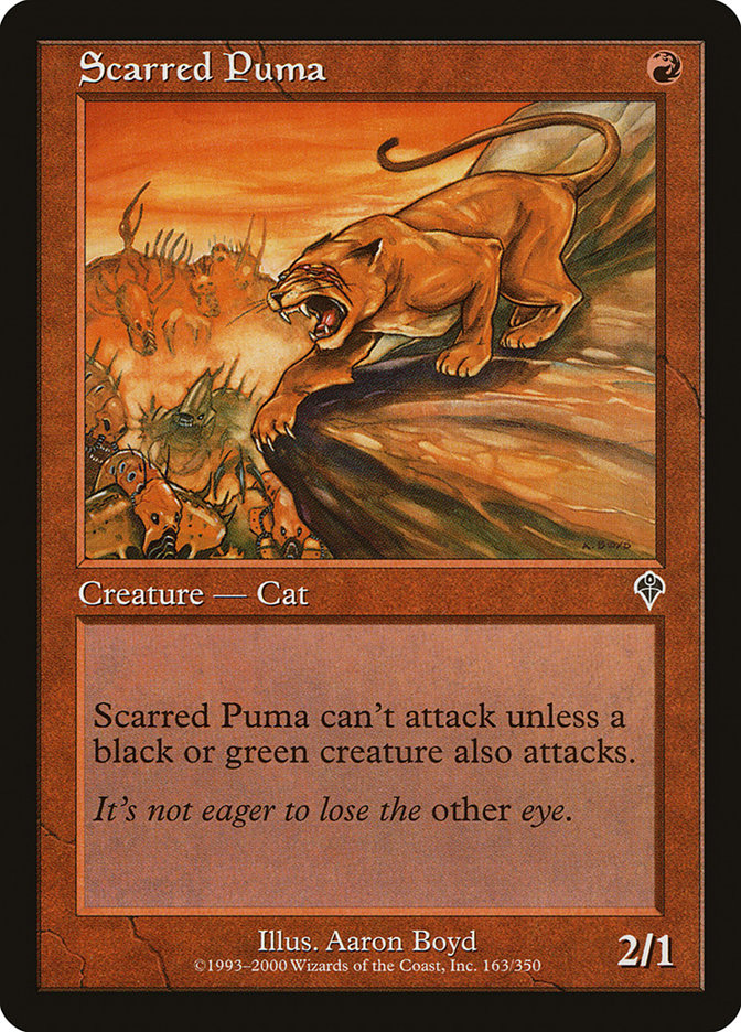 Scarred Puma [Invasion] | Webway Games
