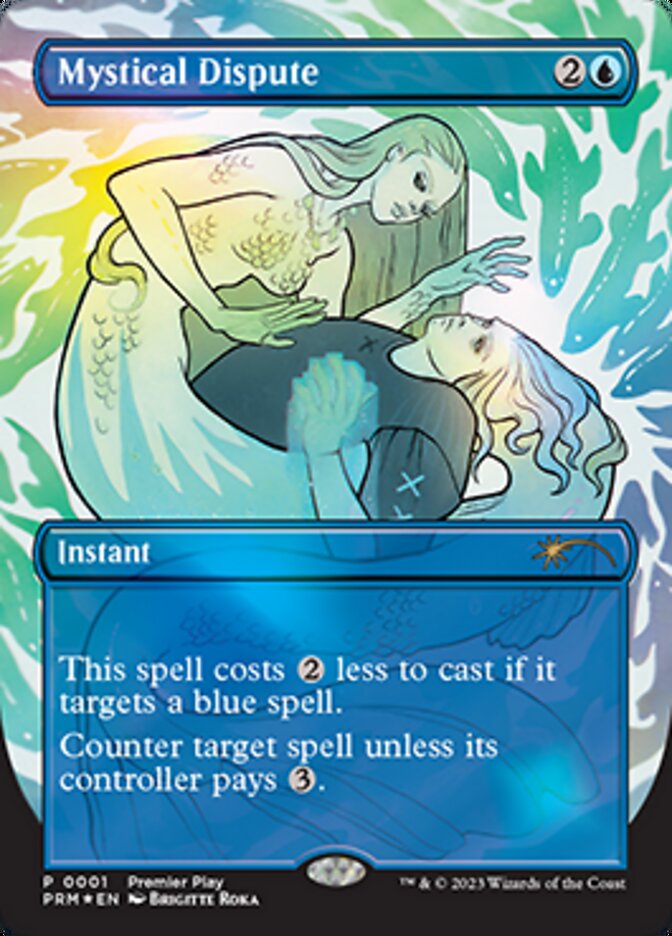 Mystical Dispute (Borderless Alternate Art) [Regional Championship Qualifiers 2023] | Webway Games