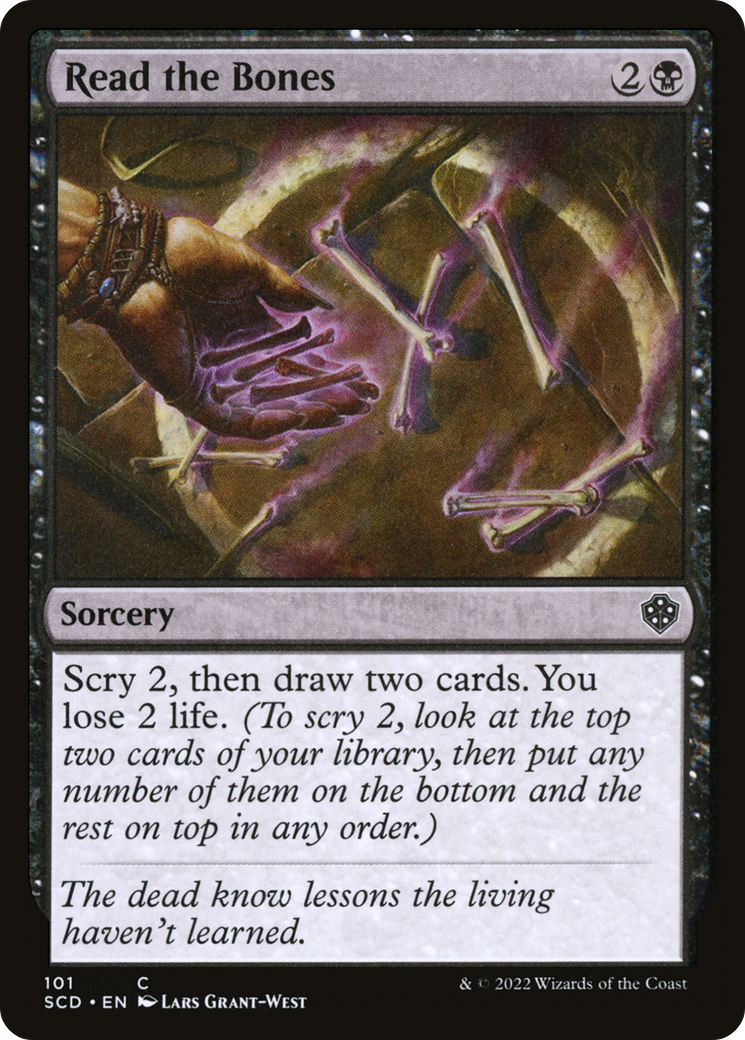 Read the Bones [Starter Commander Decks] | Webway Games