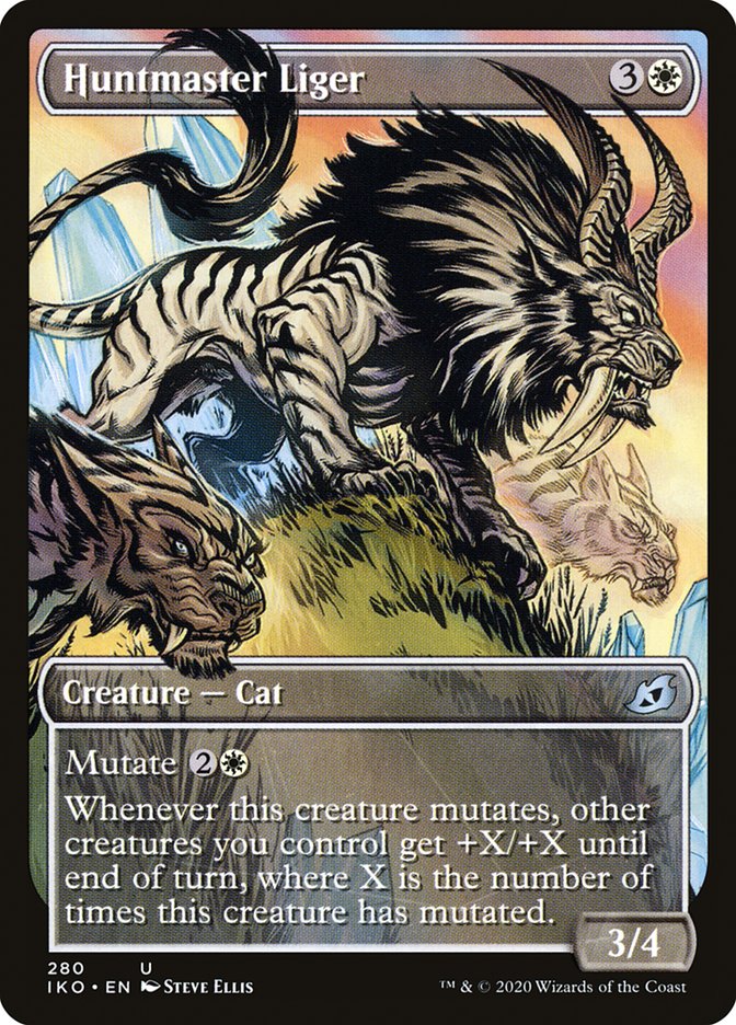 Huntmaster Liger (Showcase) [Ikoria: Lair of Behemoths] | Webway Games