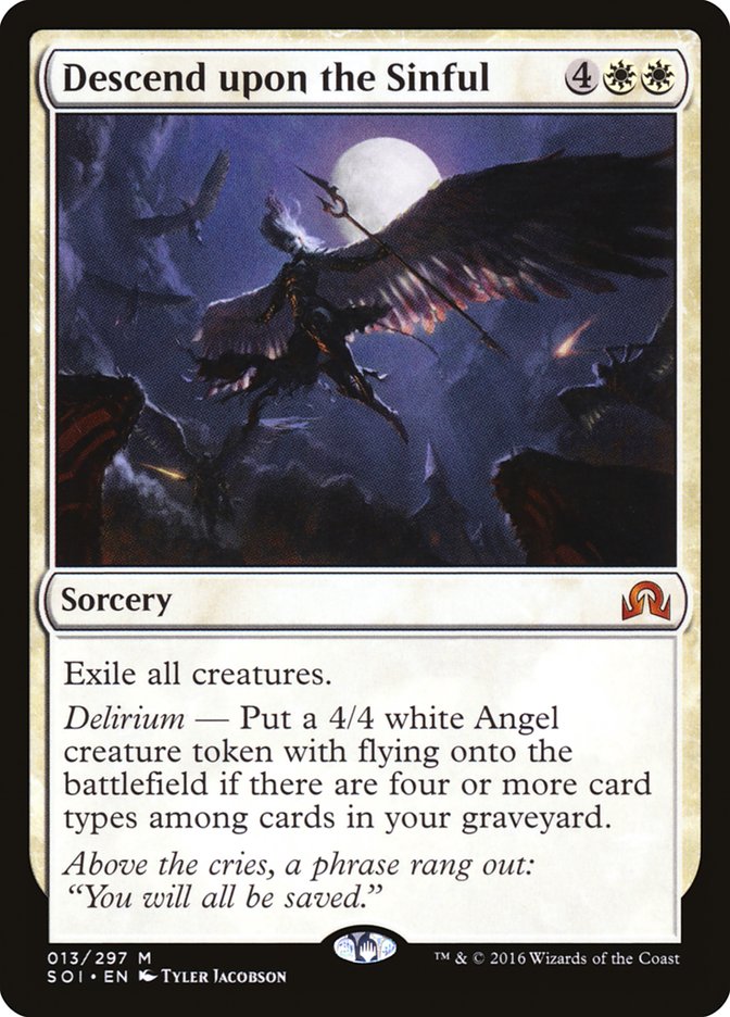 Descend upon the Sinful [Shadows over Innistrad] | Webway Games