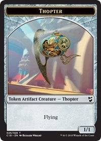 Thopter (025) // Servo Double-sided Token [Commander 2018 Tokens] | Webway Games