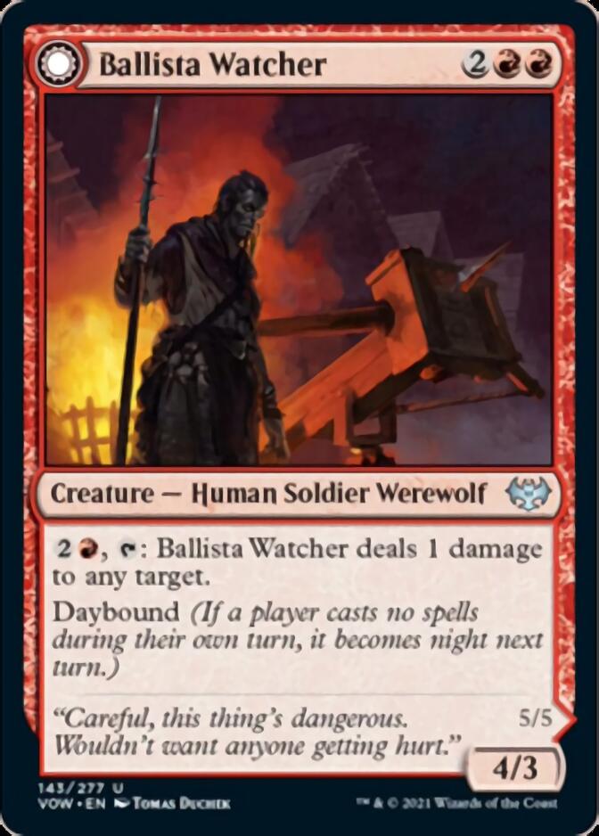 Ballista Watcher // Ballista Wielder [Innistrad: Crimson Vow] | Webway Games