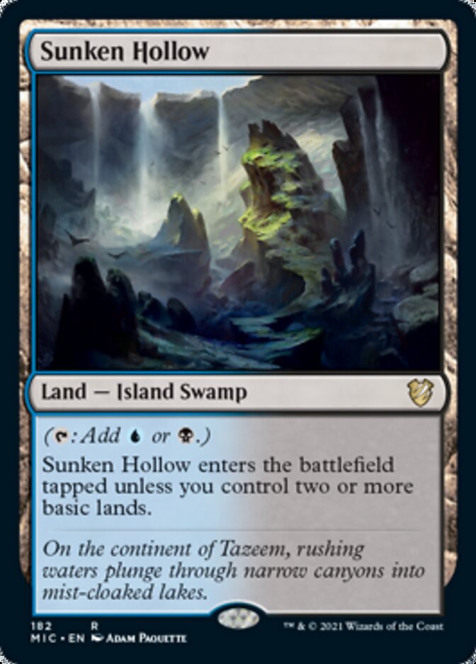 Sunken Hollow [Innistrad: Midnight Hunt Commander] | Webway Games