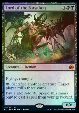 Lord of the Forsaken [Innistrad: Midnight Hunt Prerelease Promos] | Webway Games