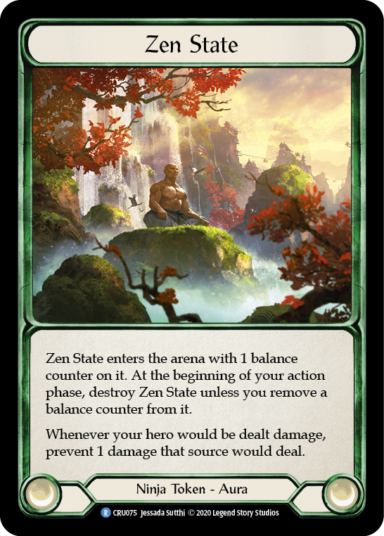 Zen State [CRU075] 1st Edition Rainbow Foil | Webway Games