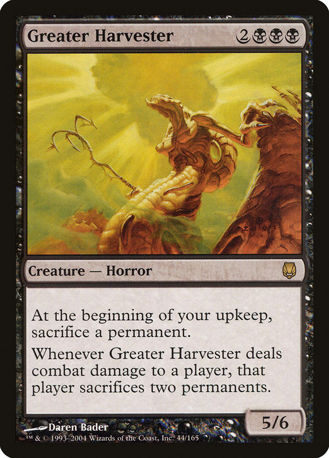 Greater Harvester [Darksteel] | Webway Games