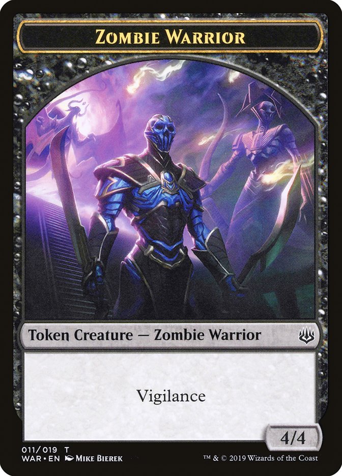 Zombie Warrior [War of the Spark Tokens] | Webway Games