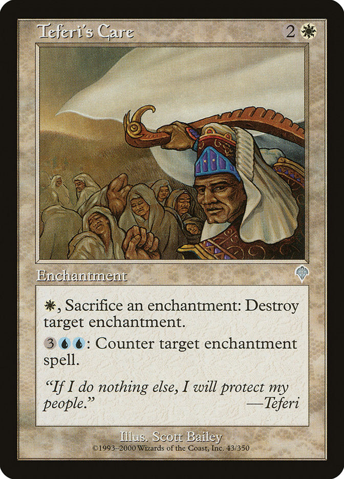 Teferi's Care [Invasion] | Webway Games