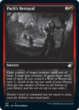Pack's Betrayal [Innistrad: Double Feature] | Webway Games