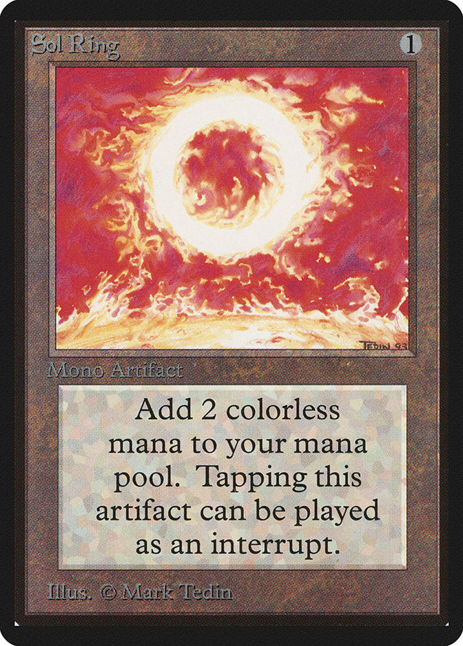 Sol Ring [Limited Edition Beta] | Webway Games