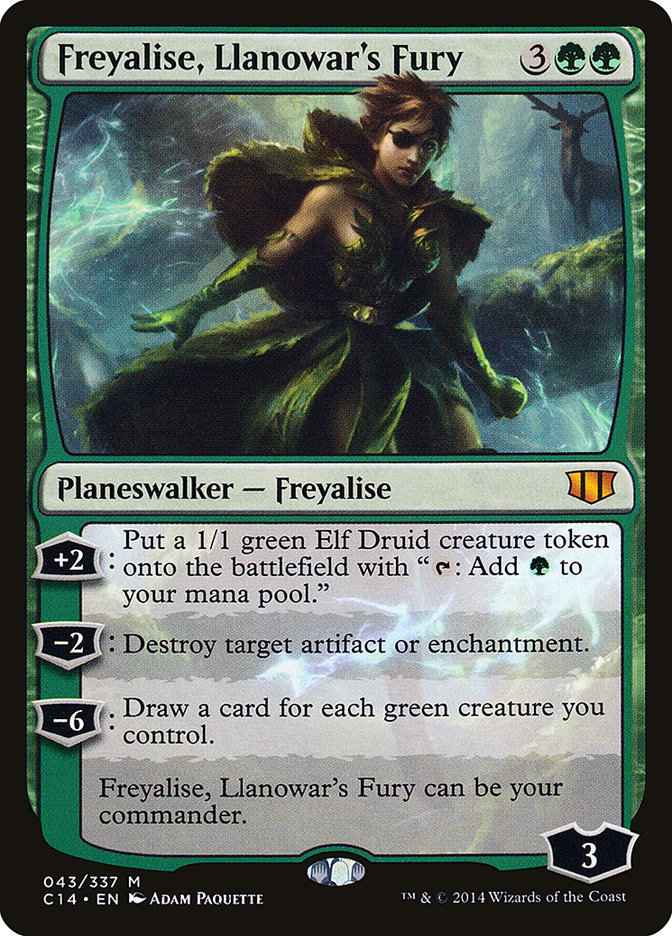 Freyalise, Llanowar's Fury [Commander 2014] | Webway Games
