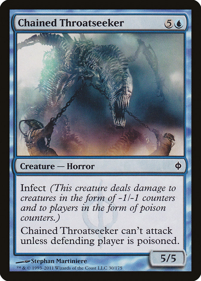 Chained Throatseeker [New Phyrexia] | Webway Games