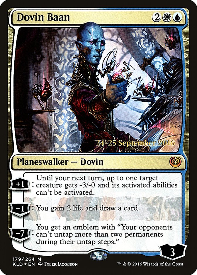Dovin Baan  (Prerelease) [Kaladesh Prerelease Promos] | Webway Games
