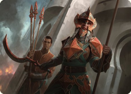Siege Veteran Art Card [The Brothers' War Art Series] | Webway Games