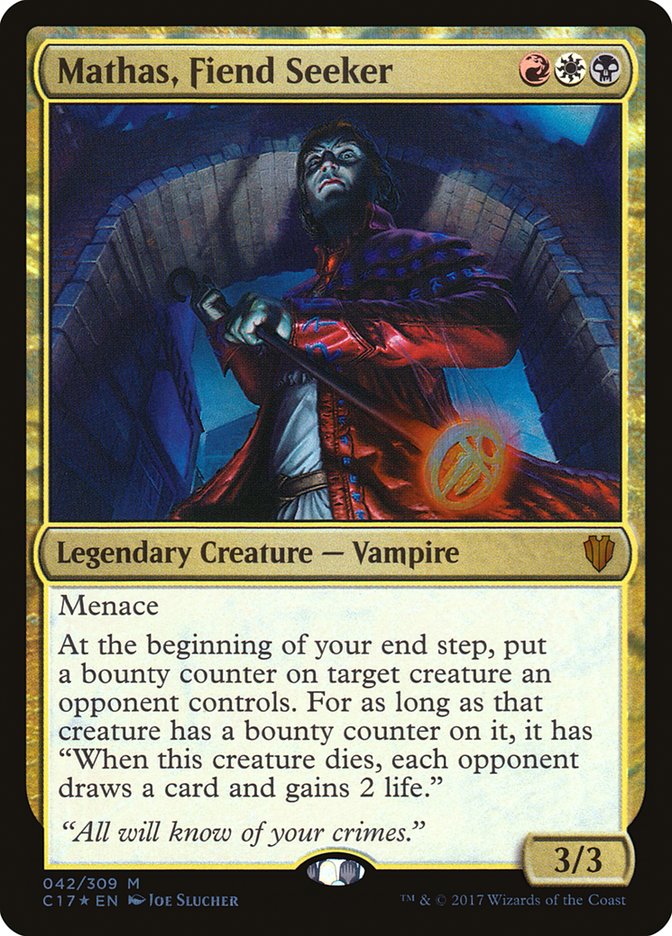 Mathas, Fiend Seeker [Commander 2017] | Webway Games