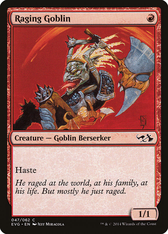 Raging Goblin (Elves vs. Goblins) [Duel Decks Anthology] | Webway Games