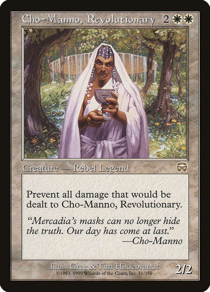 Cho-Manno, Revolutionary [Mercadian Masques] | Webway Games