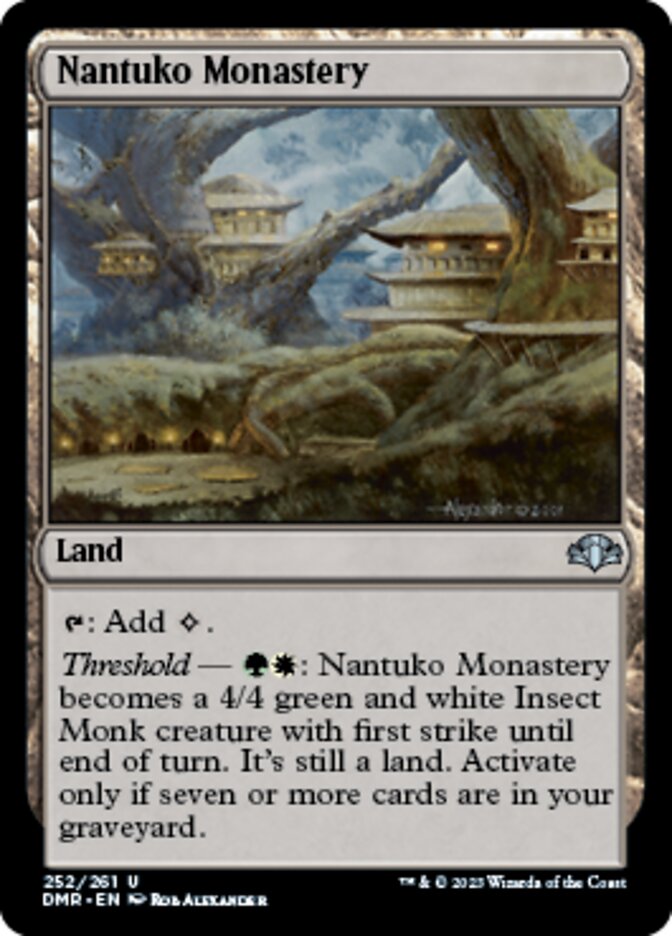 Nantuko Monastery [Dominaria Remastered] | Webway Games