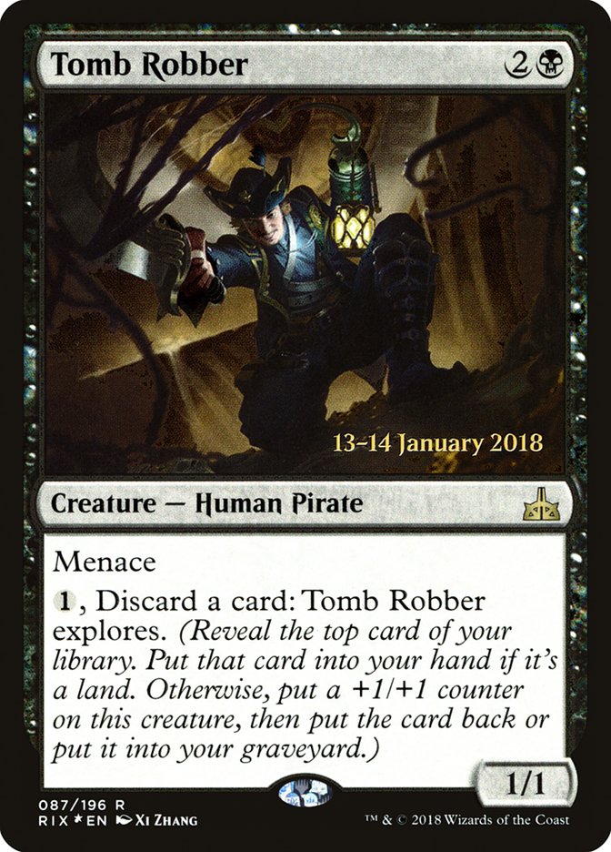 Tomb Robber (Prerelease) [Rivals of Ixalan Prerelease Promos] | Webway Games