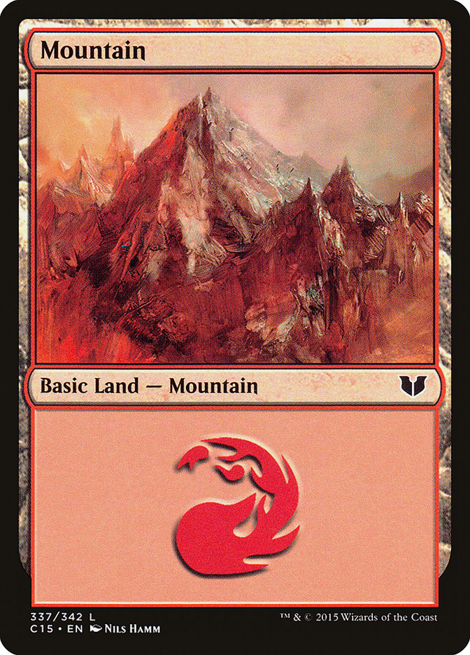 Mountain (#337) [Commander 2015] | Webway Games