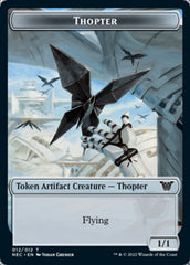 Thopter // Spirit (002) Double-sided Token [Kamigawa: Neon Dynasty Commander Tokens] | Webway Games
