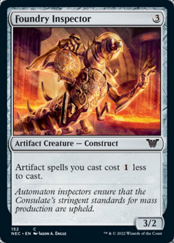 Foundry Inspector [Kamigawa: Neon Dynasty Commander] | Webway Games