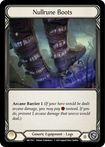 Nullrune Boots [ARC158-C] 1st Edition Cold Foil