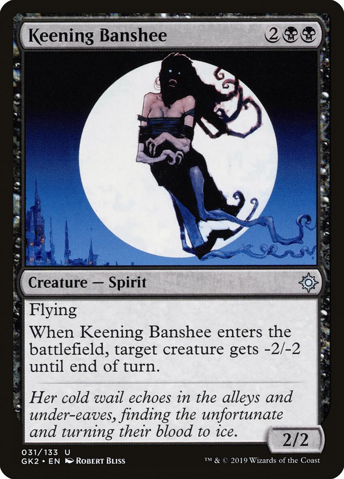 Keening Banshee [Ravnica Allegiance Guild Kit] | Webway Games