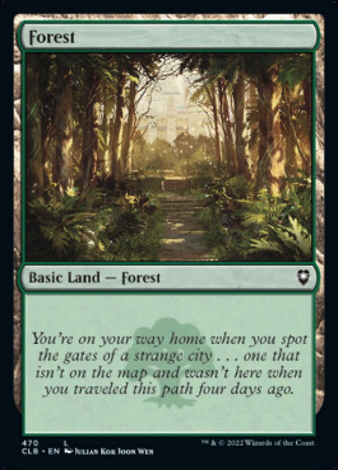 Forest (470) [Commander Legends: Battle for Baldur's Gate] | Webway Games