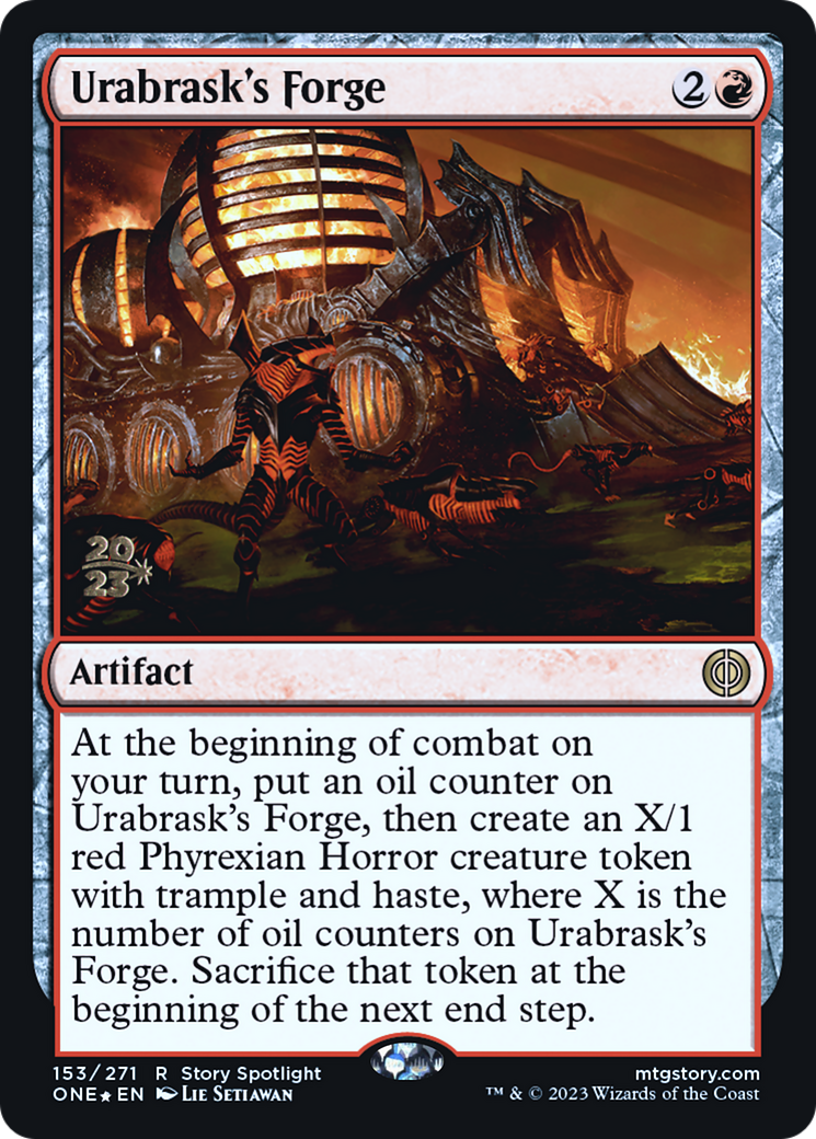 Urabrask's Forge [Phyrexia: All Will Be One Prerelease Promos] | Webway Games