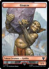 Goblin // Wraith Double-Sided Token [The Lord of the Rings: Tales of Middle-Earth Commander Tokens] | Webway Games