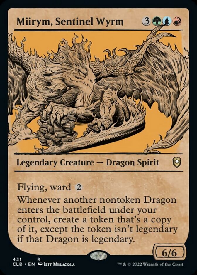 Miirym, Sentinel Wyrm (Showcase) [Commander Legends: Battle for Baldur's Gate] | Webway Games