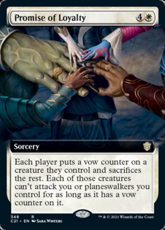 Promise of Loyalty (Extended) [Commander 2021] | Webway Games