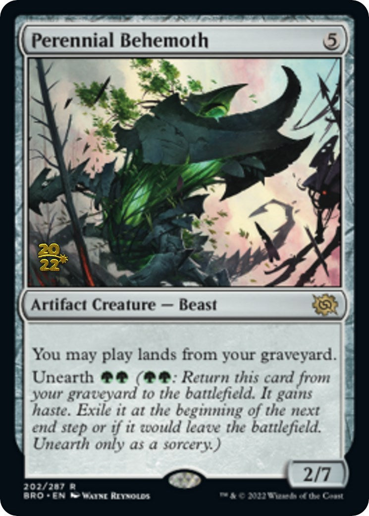 Perennial Behemoth [The Brothers' War: Prerelease Promos] | Webway Games
