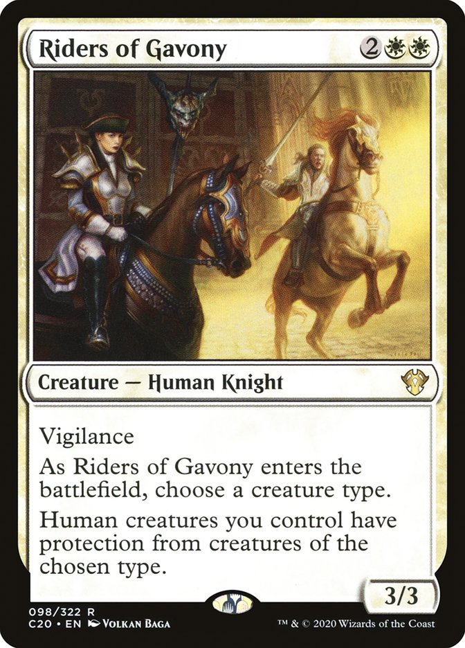 Riders of Gavony [Commander 2020] | Webway Games