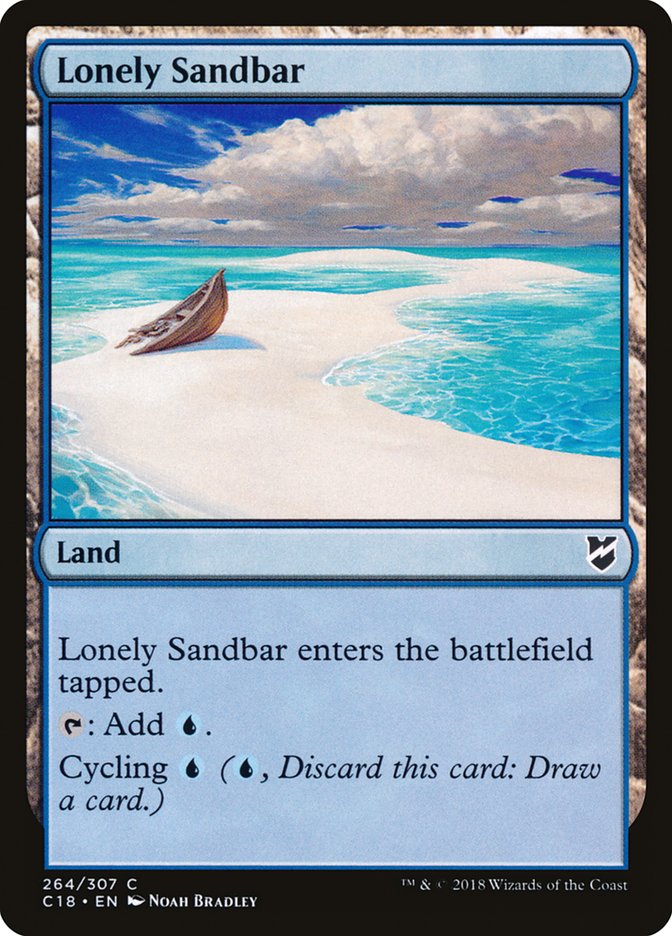 Lonely Sandbar [Commander 2018] | Webway Games