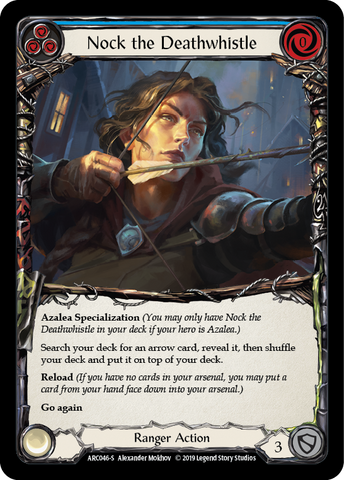 Nock the Deathwhistle [ARC046-S] 1st Edition Normal