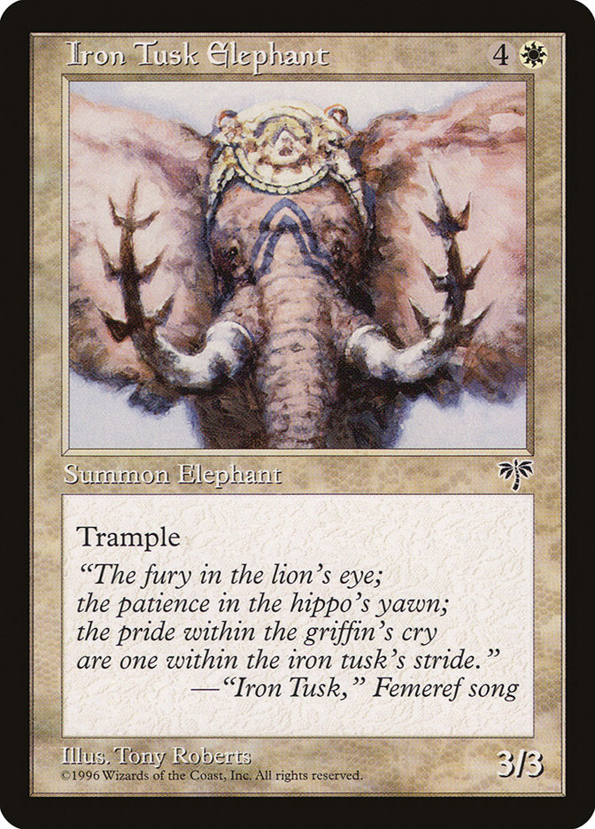 Iron Tusk Elephant [Mirage] | Webway Games